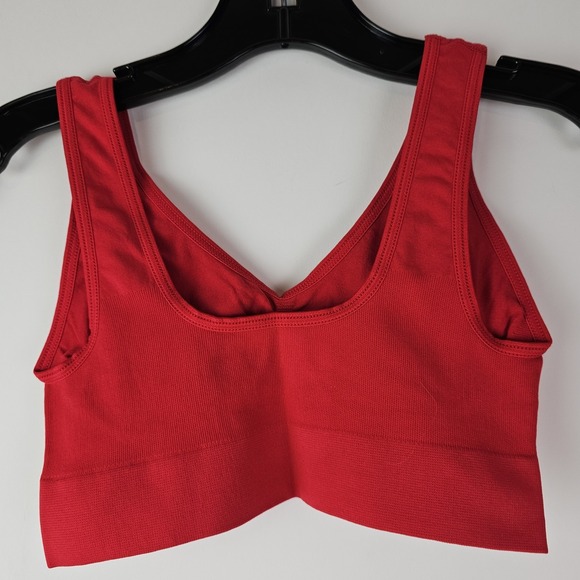 Rhonda Shear Seamless Original Ahh Comfort Bra New NWOT Small Wireless Red - Picture 4 of 4